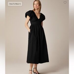 NWT J. Crew Collection Cecily dress in cotton poplin